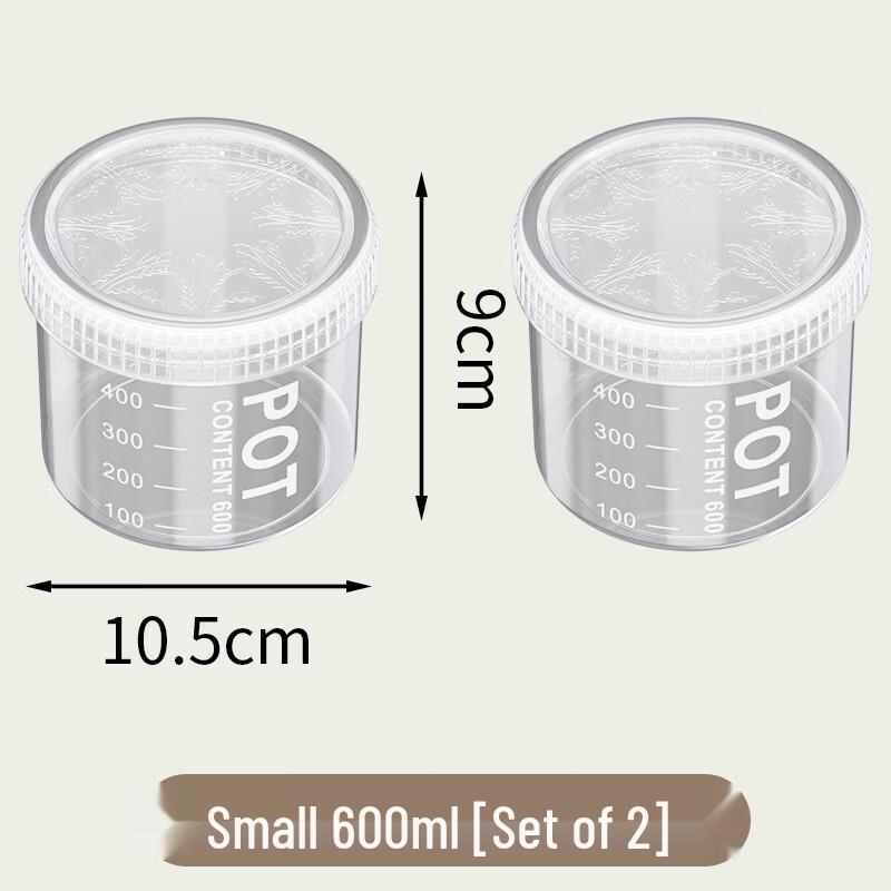 Food Grade Transparent Plastic Storage Jar Set