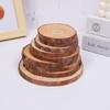 DIY Round Pine Wood Slices for Handmade Crafts and Halloween Ornaments
