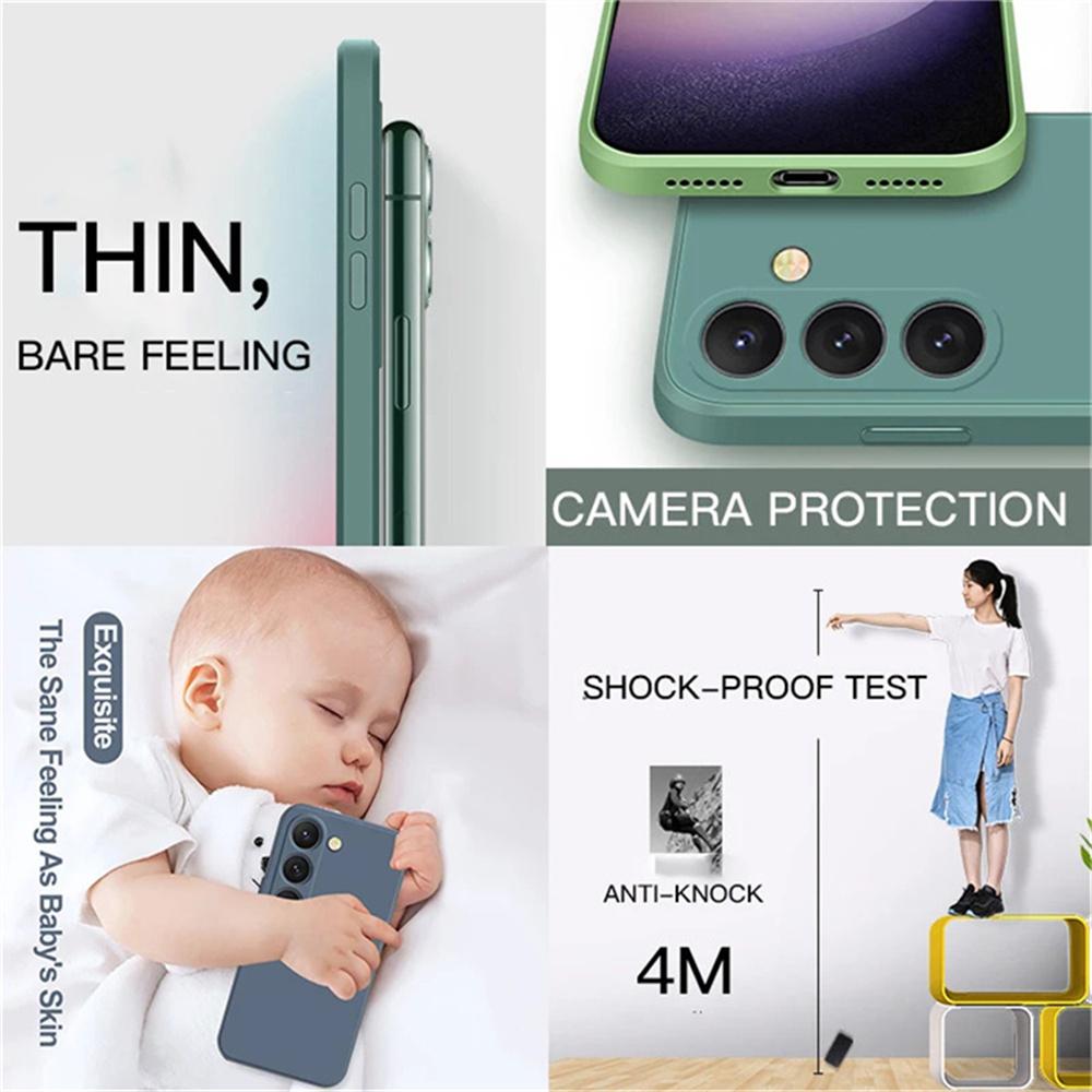 Hot selling item Liquid Silicone Shockproof Case For Samsung Galaxy A16 A22 A23 A24 A26 A31 A32 Global Full Protection Soft Case