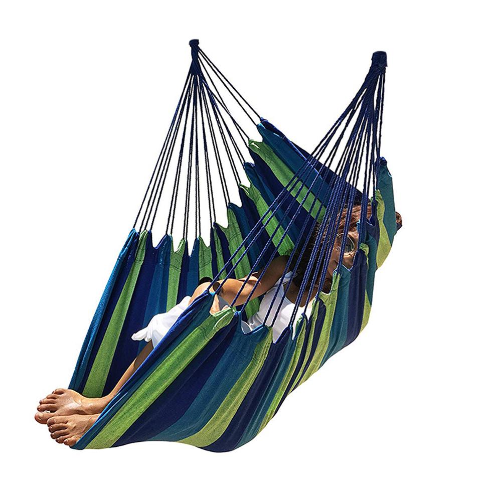 Portable Travel Camping Hanging Hammock Home Bedroom Swing Sleep Bed Lazy Chair
