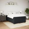 Box Spring Bed with Mattress Black 140 X 200 Cm Velvet