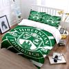 Hibernian FC Green Bedding Set Bedding Duvet Cover Set Duvet Cover Pillowcases (1 * Duvet Cover 2 * Pillowcases, Without Duvet Insert)