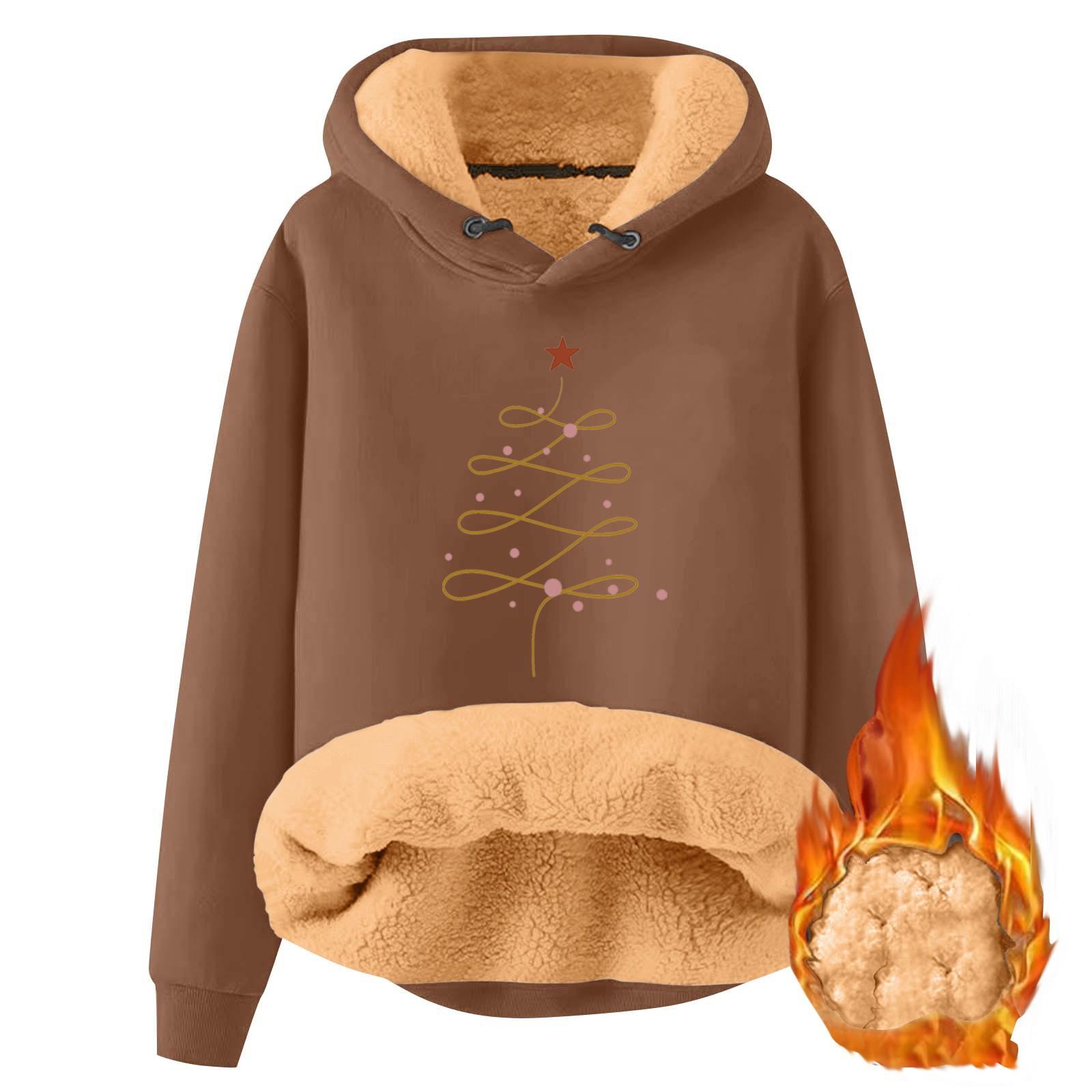 

Женская модная толстовка с капюшоном, утепленная, свободная, с принтом XXXXXL коричневый