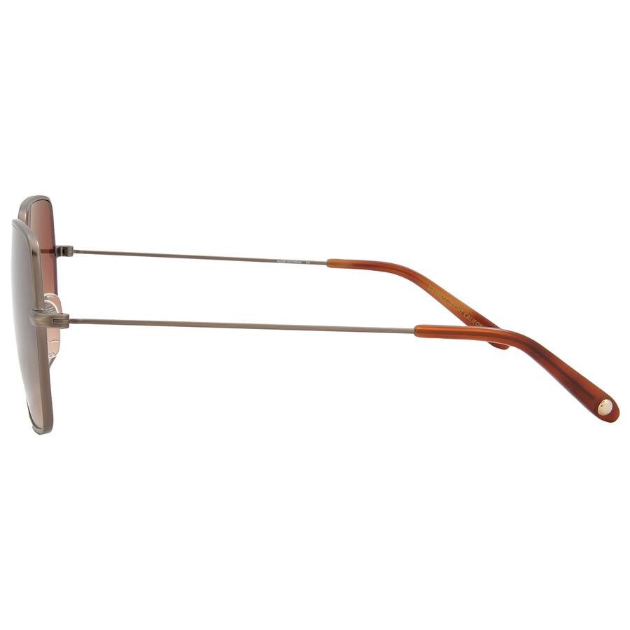 Garrett Leight Meadow Sun Brunette Square Ladies Sunglasses 4067 Atg Vinbrt Brntg 56