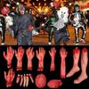 Halloween Simulation  Fake Human Limbs Ornaments Horror Props for Haunted House Party Scary Props Halloween Decoration