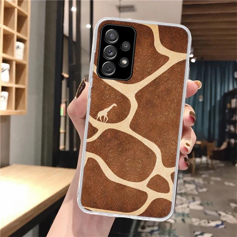 Cute Cartoon Giraffe Animal Soft Phone Case For Samsung Galaxy A51 A50 A71 A70 A10 A20E A30 A40 A41 A31 A21S A11 A6 A7 A8 A9 Plu