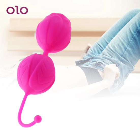 Vagina Ball Adult Toy Safe Vibrator Silicone Rose Shrinking Egg Daily Activities