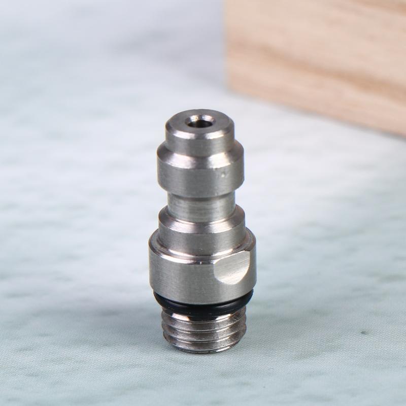 Quick Connect Valve 8mm Male Connector High Pressure Fitting Durable Leakproof Design for Hydraulic Systems