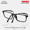 CLLOIO UltraLight Titanium Temple Anti Blue Ray Reading Glasses 1.56 Index Photochromic Myopia Prescription Progressive Glasses