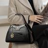 Luxury Patent Leather Handbags for Women Designer Crocodile Pattern Women's Shoulder Crossbody Bag Hobos Ladies Messenger Bags