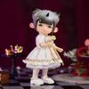 Obitsu 11 OB11 Size Outfit for Obitsu Doll 11cm Princess White Body, One-Piece Dress, Lolita,