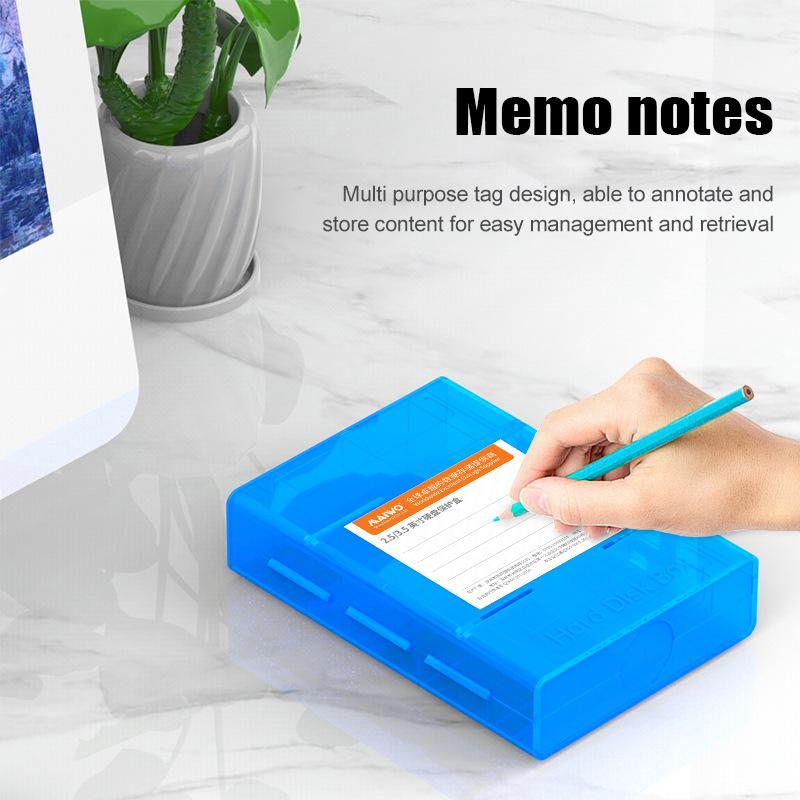 2.5" 3.5" Portable Hard Disk Protection Case Hard Drive External Storage Case With Waterproof And Shockproof Hard Drive Case