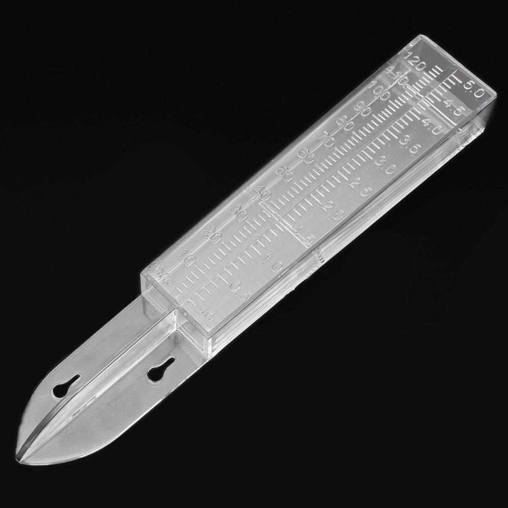 Yard Lawn Plastic Transparent Clear Sprinkler Rain Gauge Rain Meter Weather Instrument
