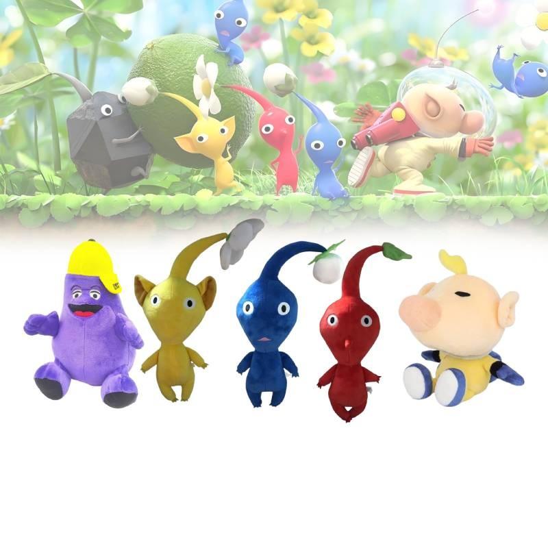 Plush Toys Pikmin Cute Cartoon Children Birthday Holiday Gift Throw Pillow Doll