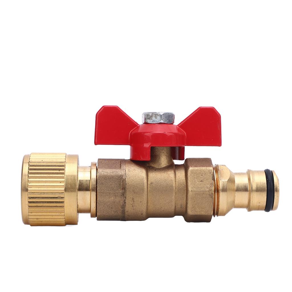Quarter Turn Ball Valve NPT 3 8 Inch Female to Male Thread Water Pipe Adapter for High Pressure Washer Car Hose