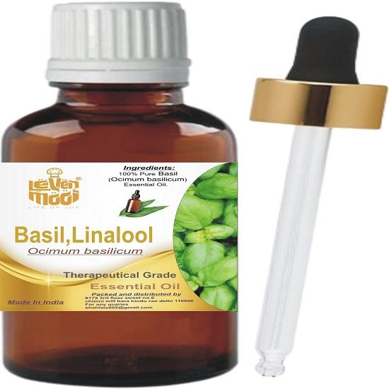 Levenmooi basil linalool (Ocimum basilicum ct. linalool) Pure & Natural Therapeutic Grade Essential Oil Glass