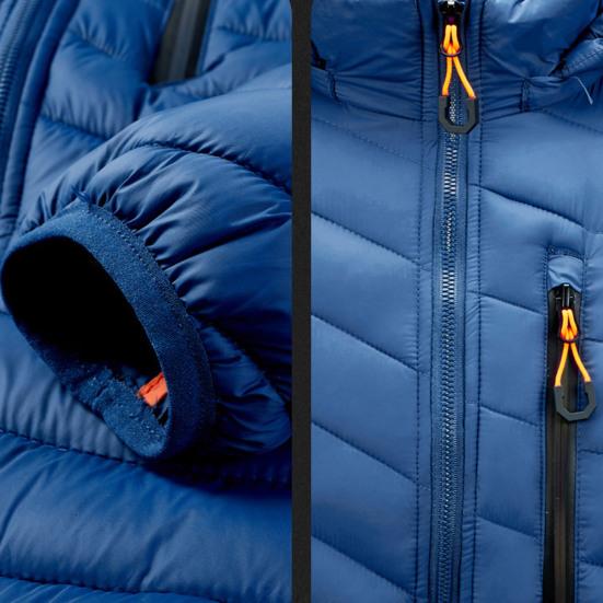 Coat Waterproof Detachable Hat Long Sleeve Stand Collar Warm Winter Jacket for Daily Wear