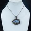 Owyhee Opal Pendant, 999 Copper Wire Wrapped Jewelry, Gemstone Pendant, Gift For Her Handmade Dainty Jewelry