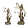 Lady Justice Figurine Resin Desktop Sculpture Scale of Justice Sculpture for Home Office Study Living Room Bedroom Bedside