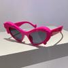 New Fashion Vintage Horse Frame Cat Eye Sunglasses Women For Men Sun Glasses Punk Shades Luxury Brand Designer Funny Eyeglasses