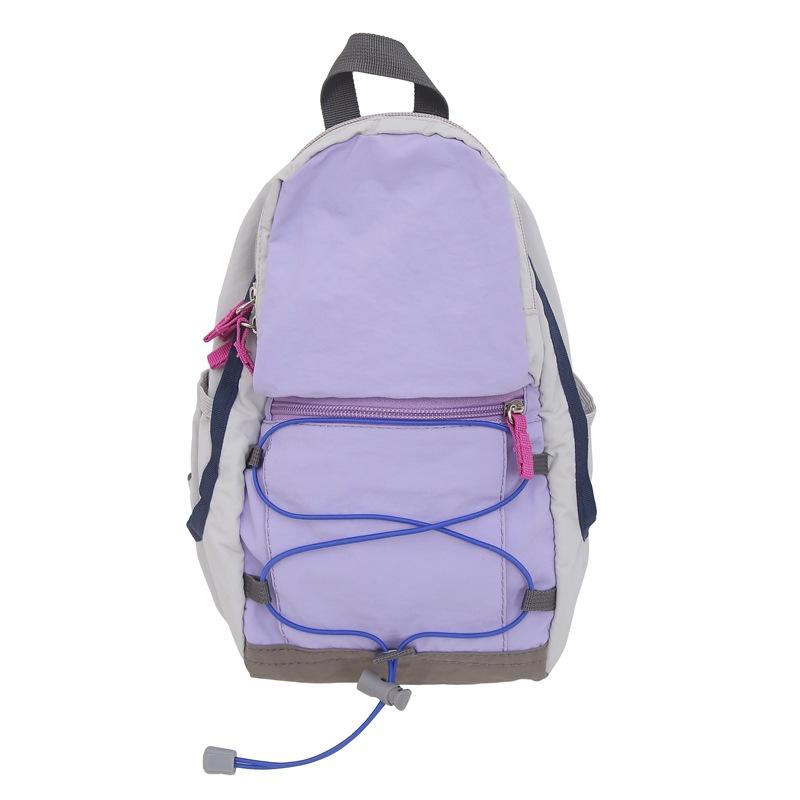 

Japanese Small Breast Bag Women s 2026 New Ins Style Cute Drawstring Mini Leisure Bag Travel Light Backpack Women small фіолетовий