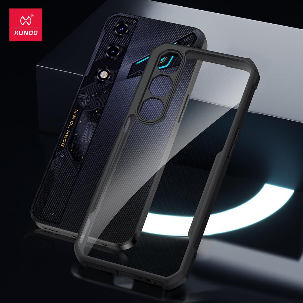 Xundd Clear Transparent Case For ZTE Nubia Neo 5 5G / Neo 5 GT Shockproof Airbag Anti-Yellow PC+TPU Protective Phone Cover