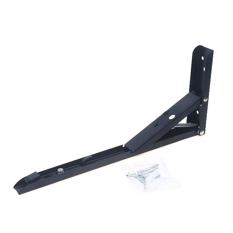 

8 -14 Folding Shelf Bracket Heavy Duty Collapsible Shelf Holder Hardware For Table Work Rv Car Saving Space 12 inches чёрный