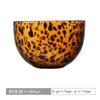 Amber Leopard Print Cup Salad Bowl Dessert Bowl Glass Bowl Glassware Handmade Egg Shape Water Teacup Wine Goblet Beer Mug