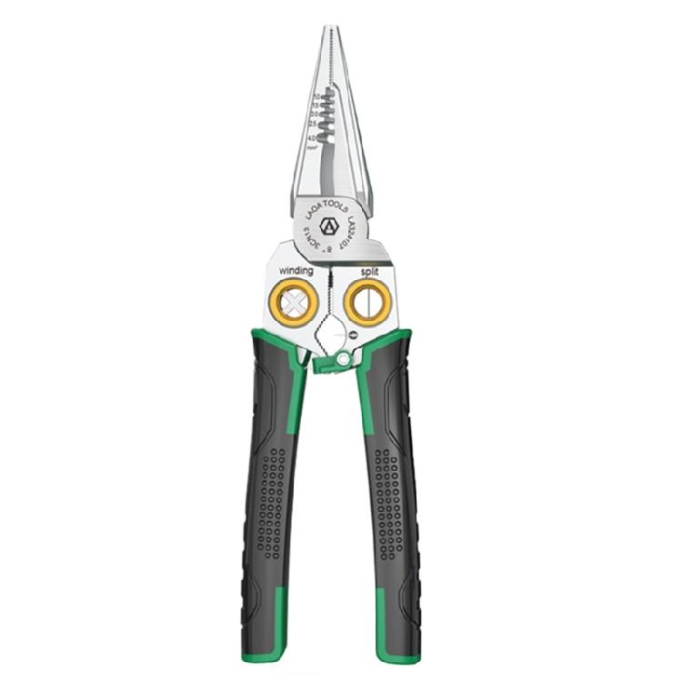Precisions Wire Strippers, Stainless Steel Electric Cable Cutter and Scissors Cable Cutter With Voltage Testing Function