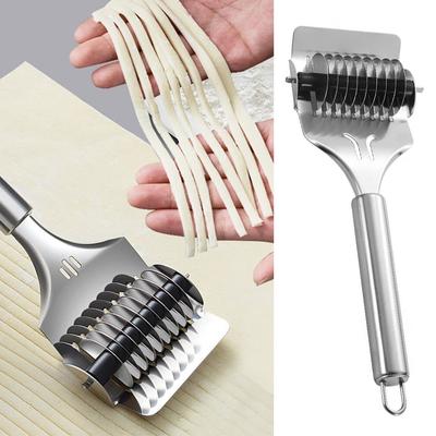 Roestvrij Staal Handmatige Noodelsnijder Rollende Spaghetti Maker Persende Pastamachine Keuken Sjalotmes Kookaccessoires
