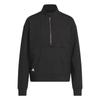 Adidas Golf Adizero Fabric Mix Long Sleeve Golf Black Women's Half-Zip Jacket,