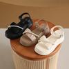 Fairy wind sandals female summer new casual platform word with pearl muffin beach shoes
