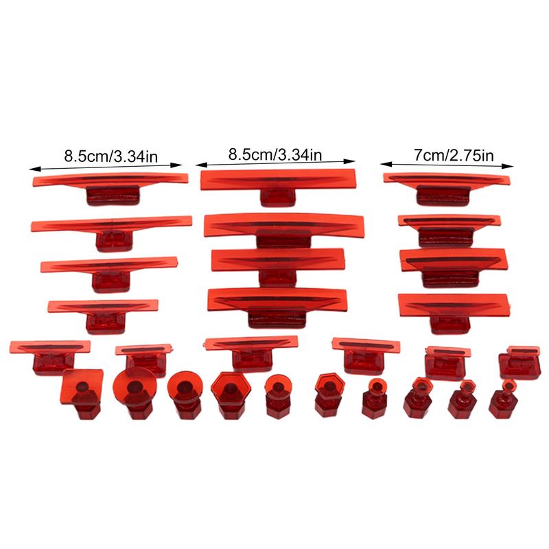 Glue Tabs For Dent Removal Multipurpose Car Body Dent Removal Glue Tabs Automobile Dent Repair Tool Reusable Dent Repair Tabs