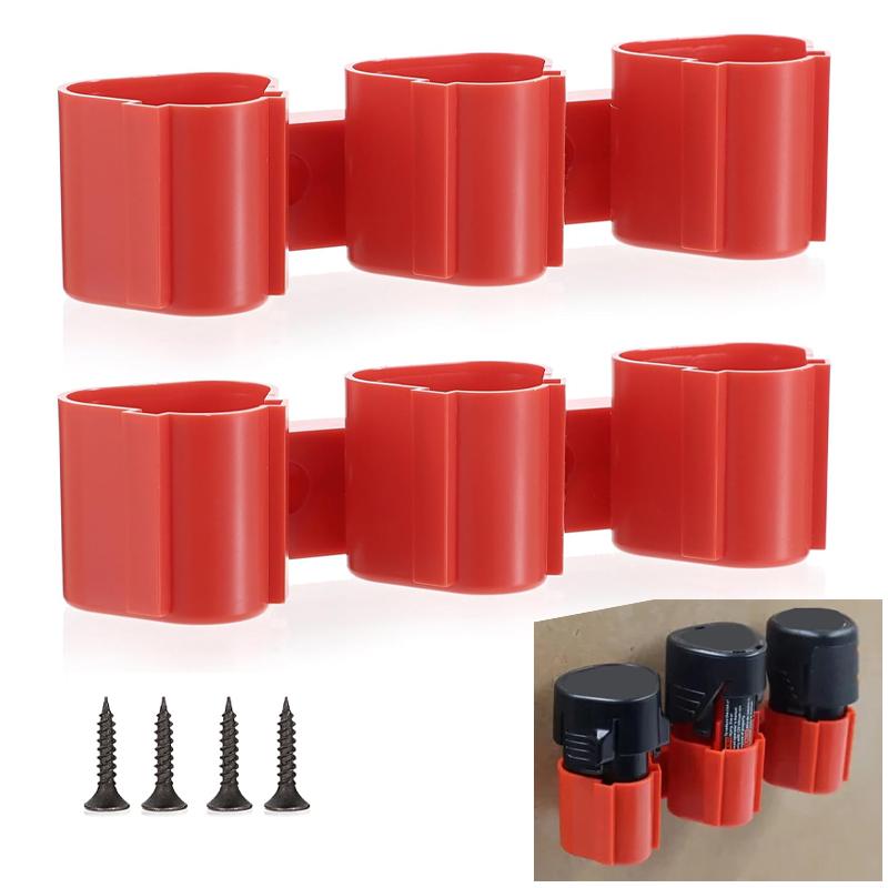 

Кронштейн для аккумулятора 3 в 1 для Makita, Milwaukee, Bosch 10,8 В, 12 В, настенные стеллажи для хранения аккумуляторов