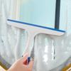 1pcs Double Sided Wiper Glass Wiper Household Long Handle Household Scraper Bathroom Tile Wiper Silicone Mirror Defogger