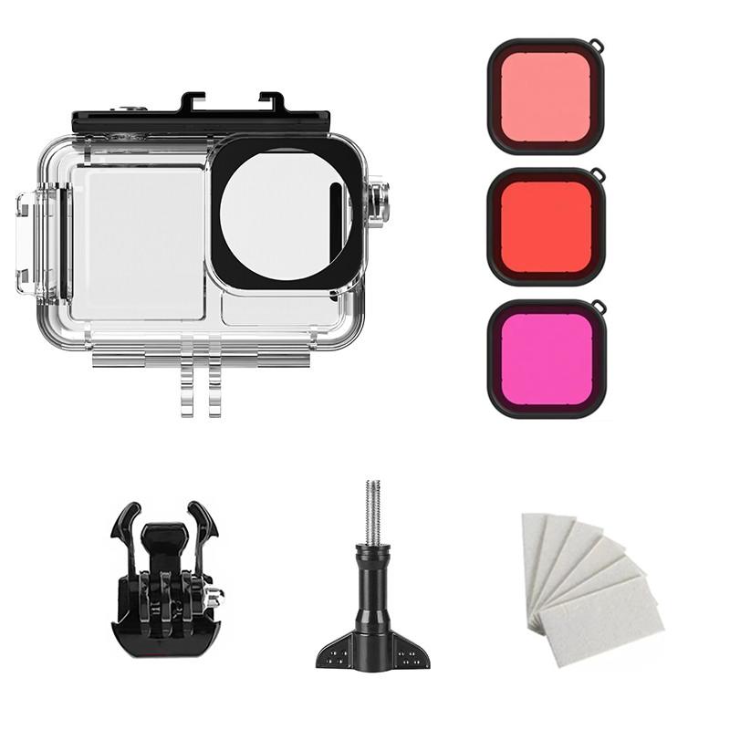 Underwater 45M Waterproof Case Diving Housing Protective Shell For DJI OSMO Action 4 3 Camera Accessories