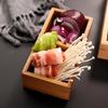 ZISIZ Bamboo Divided Serving Tray for Hot Pot