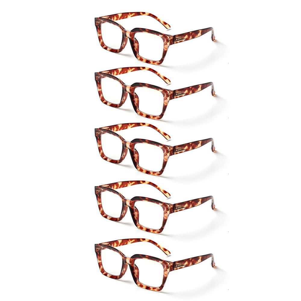 Turezing Reading Glasses for Men Women Fashion HD Lens Spring Hinge Presbyopic Eyeglasses Lightweight Comfortable