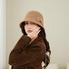 Autumn and Winter New Style French Millinery Elegant Temperament Bow Hat  Fashionable and Versatile Face Showing Small Wool Warm Basin Hat