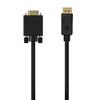 Aisens Aisens A125-0552 Converter Cable/ Displayport Male - Vga Male/ Up To 5w/ 2300mbps/ 1m/ Black