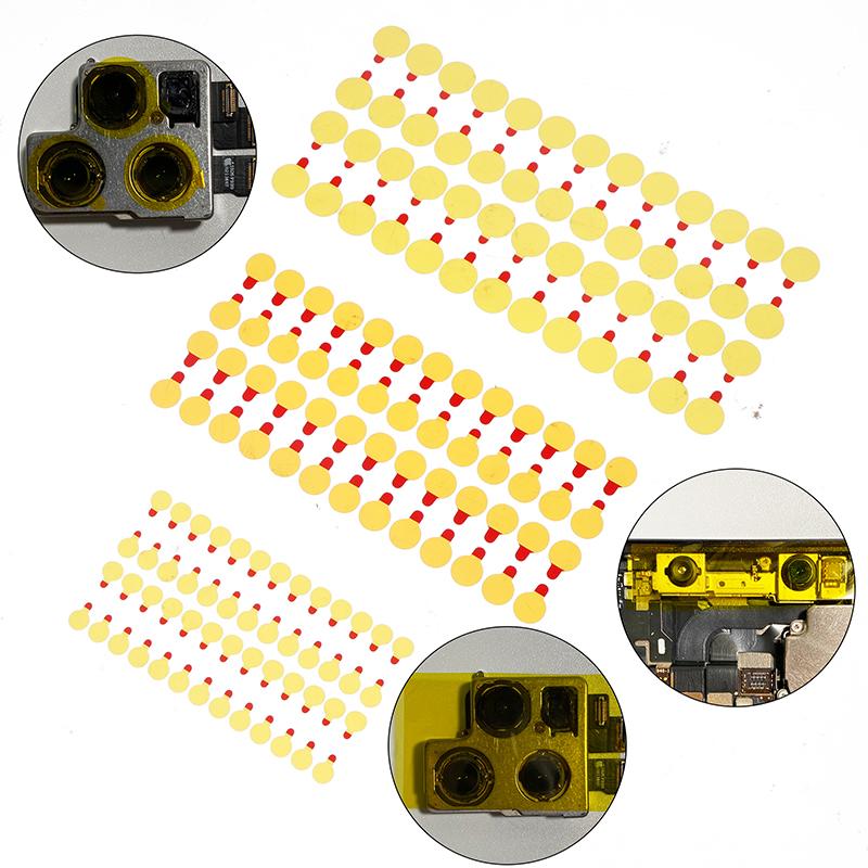 100Pcs Dust Stickers High Temperature Tape For Phone Camera Infrared Dot Matrix Protective Sticker