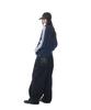AAKAM Sun Jacquard Zip-Up Sweater (Navy)