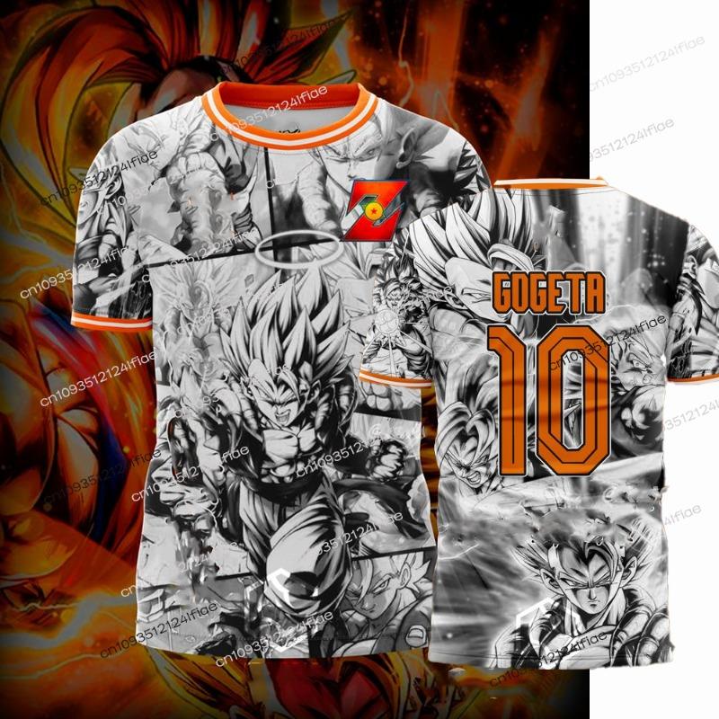 2026 New Arrivals: Japanese Anime Dragon Ball Z Adult Men's/Women's Football Jersey T-Shirts Sun Wukong Cartoon Kids Sports Tops