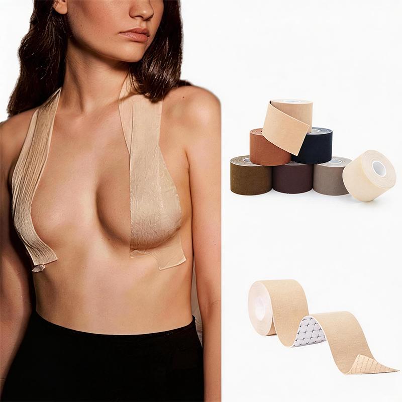 Xingda Custom 5cm*5m Skin Reusable Invisible Adhesive Bra Hypoallergenic Elastic Kinesiology Tape for Chest Lift & Support 5cm*5m чёрный