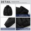 CEEN Padded Winter Jacket with Stand Thick and Perfect for and Outdoor Activities Men's Collar, Windproof, Commuting, School, Hiking,