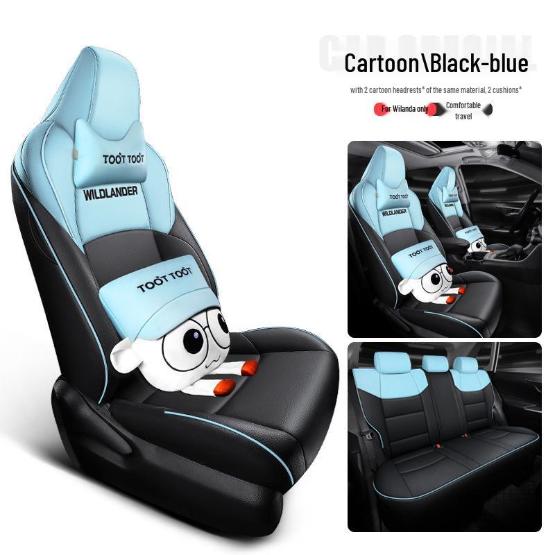 QQG Custom Leather Seat Cover for All-Season Full Coverage - Fits Toyota Venza