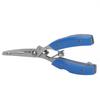 Fishing Pliers Multifunctional Stainless Steel Fishing Scissors with 2 Blades Braid Line Cutters Hook RemoverBlue