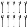 10pcs Model Railway Train Lamp Post Street Lights 1:100 Scale Lamps Accessories