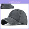 Trendy Slouchy Cotton Baseball Hat With Distressed Finish For Women In Wine/navy
