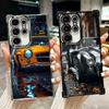 Vintage Car Retro Nostalgia Plating Phone Case For Samsung Galaxy S24 S25 FE S26 Edge S23 Ultra S22 S21 Plus S20 Anti-Fall Airab